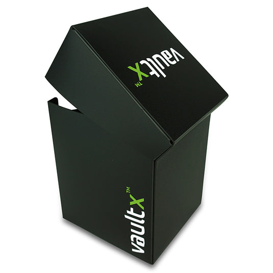 Vault X - Large Deck Box w/ 150 Card Sleeves - Black