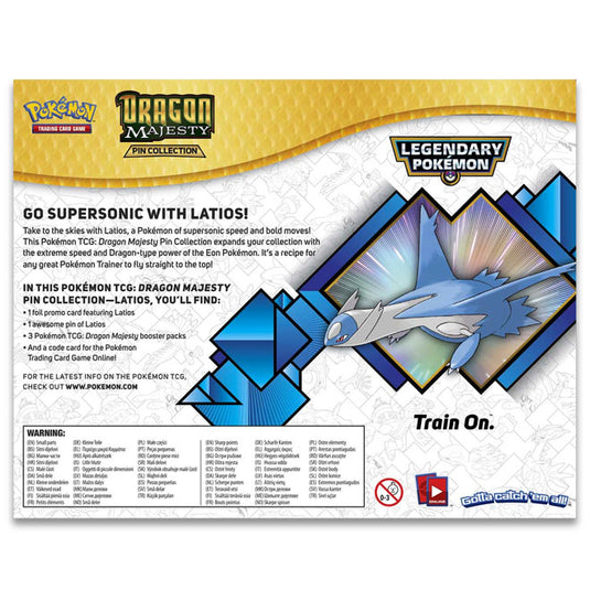 Pokemon - Dragon Majesty - Latios Pin Collection