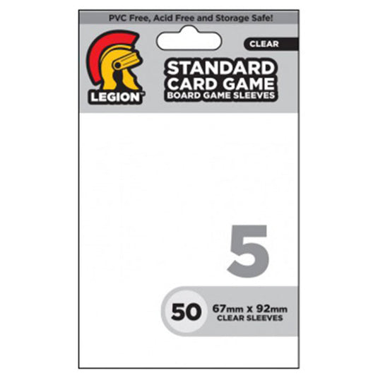 Legion - Board Game Sleeves - 5 - Standard Card Game (50 Sleeves)