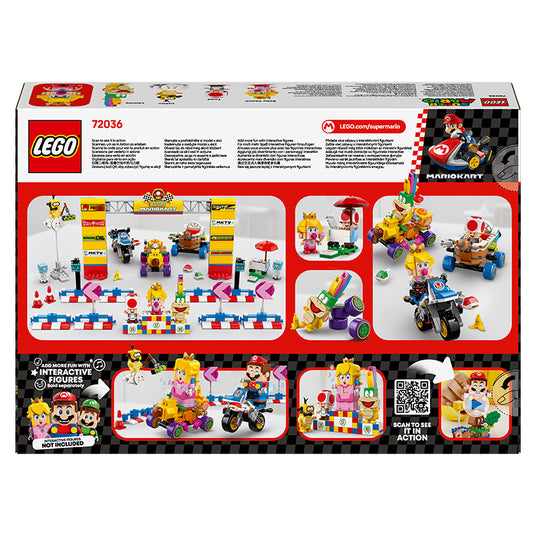 lego mario kart baby peach and grand prix set box back