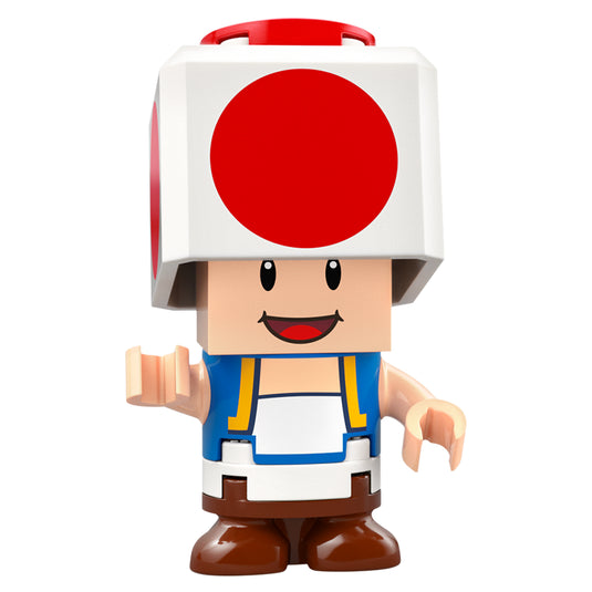 lego mario kart baby peach and grand prix set toad figure