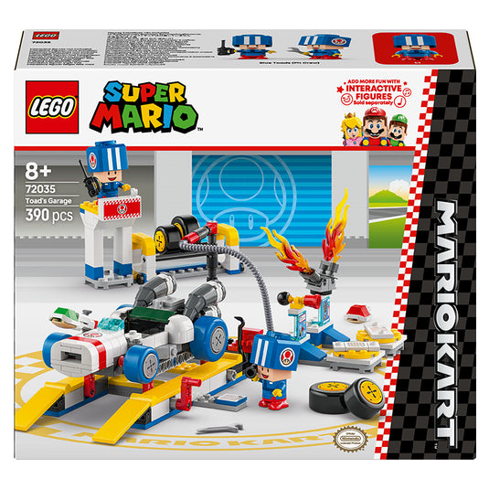lego mario kart toads garage box front