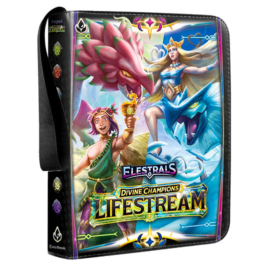 Elestrals TCG - Divine Champions - Lifestream - Zippered Premium Binder