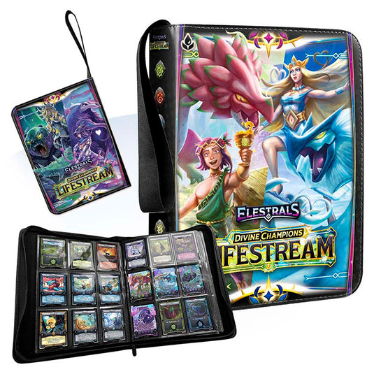 Elestrals TCG - Divine Champions - Lifestream - Zippered Premium Binder