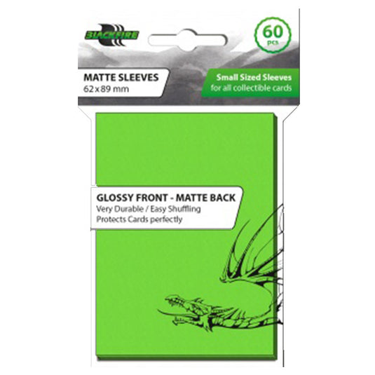 Blackfire - Small Matte Sleeves - Lime Green (60 Sleeves)