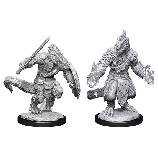 Dungeons & Dragons - Nolzur's Marvelous Miniatures - Lizardfolk Barbarian & Lizardfolk Cleric