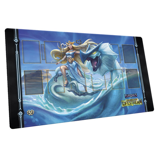 Elestrals TCG - Divine Champions - Lifestream - Playmat - Lochagon Champion of Aphrodite