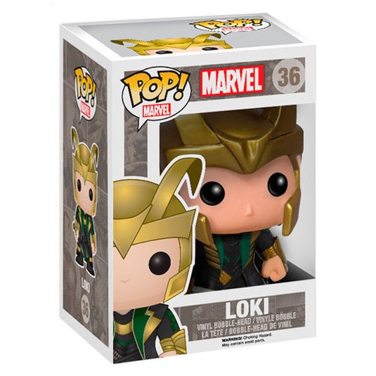 Funko POP! - Thor - Loki with Helmet #36 - 4" Vinyl Figure