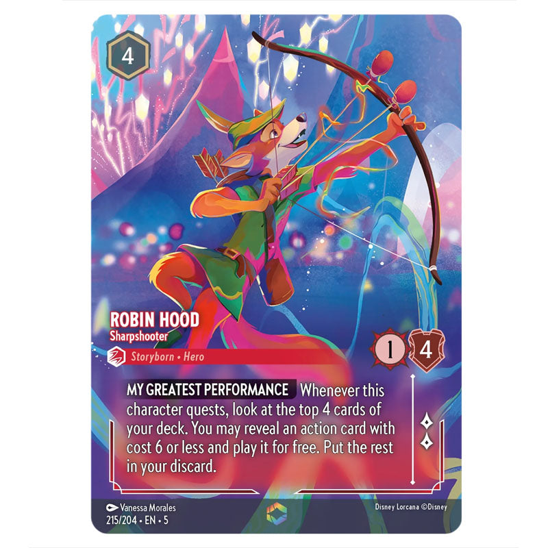 Lorcana - Shimmering Skies - Robin Hood - Sharpshooter (Enchanted)