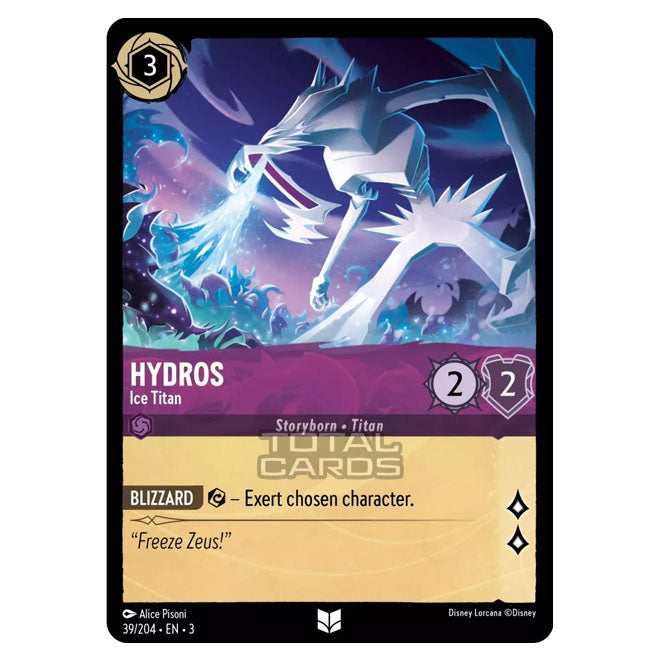 Lorcana - Into the Inklands - Hydros - Ice Titan (Uncommon) - 039/204 Lorcana - Into the Inklands - Hydros - Ice Titan (Uncommon) - 039/204