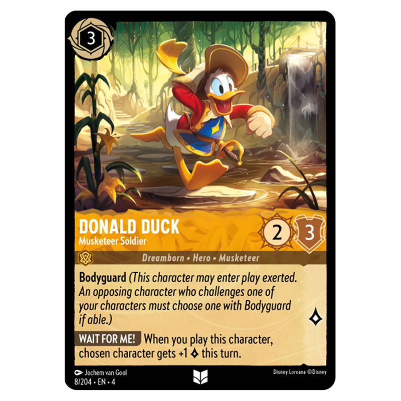 Lorcana - Ursula's Return - Donald Duck - Musketeer Soldier (Uncommon) Lorcana - Ursula's Return - Donald Duck - Musketeer Soldier (Uncommon)