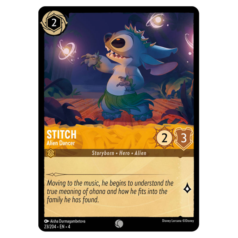 Lorcana - Ursula's Return - Stitch - Alien Dancer (Common) - 23/204 Lorcana - Ursula's Return - Stitch - Alien Dancer (Common) - 23/204