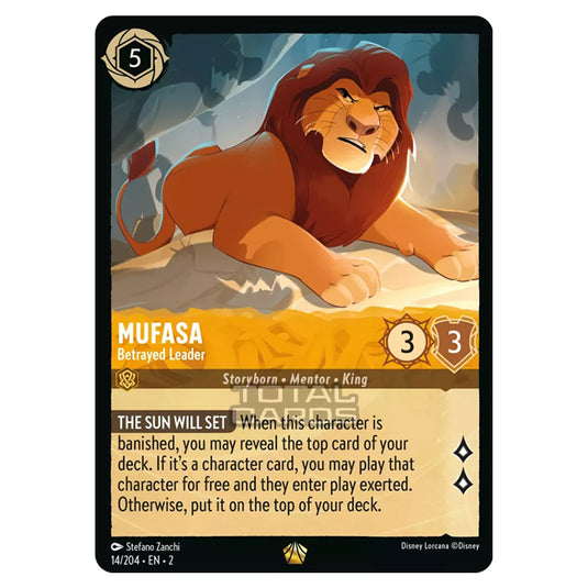 Lorcana - Rise of the Floodborn - Mufasa - Betrayed Leader (Legendary) - 014/204