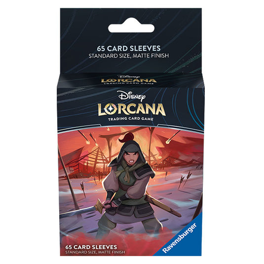 Lorcana - Rise of the Floodborn - Mulan - Card Sleeves (65 Sleeves)