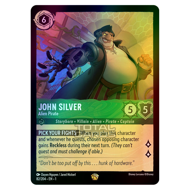Lorcana - The First Chapter - John Silver - Alien Pirate (Legendary) - Lorcana - The First Chapter - John Silver - Alien Pirate (Legendary) -