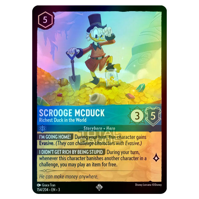 Lorcana TCG: Into the Inklands Card Sleeves Pack Scrooge McDuck – The  Portal Comics and Gaming