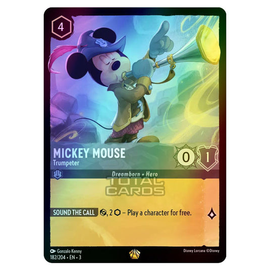 Lorcana - Into the Inklands - Mickey Mouse - Trumpeter (Legendary) - 182/204 (Foil)