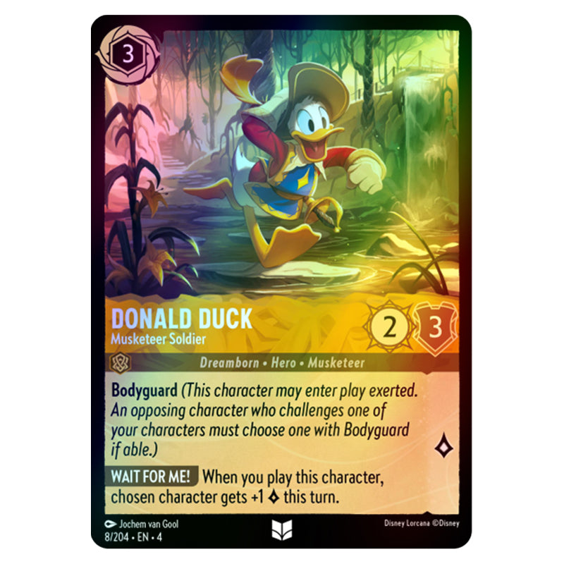 Lorcana - Ursula's Return - Donald Duck - Musketeer Soldier (Uncommon) Lorcana - Ursula's Return - Donald Duck - Musketeer Soldier (Uncommon)