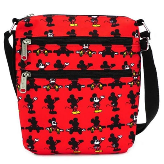 Loungefly - Mickey Parts AOP Nylon Passport