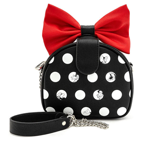 Loungefly - Minnie Polka Big Red Bow Crossbody Bag