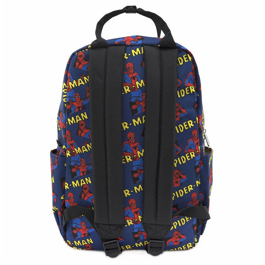 Loungefly - Spider-Man AOP Square Nylon Backpack