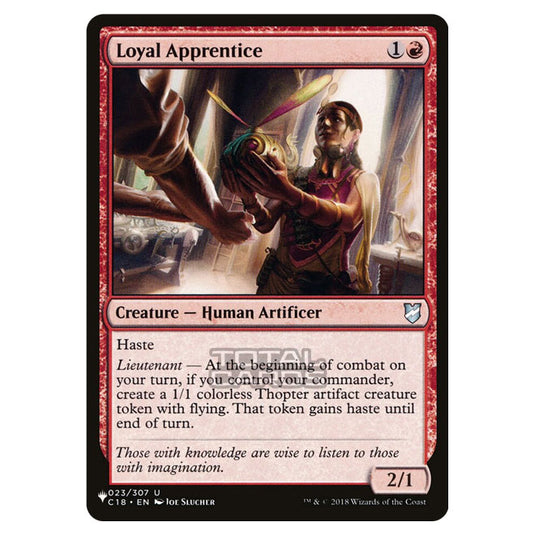 Magic The Gathering - The List - Loyal Apprentice