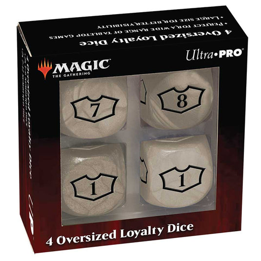 UP - Magic: The Gathering - Deluxe Loyalty 22mm Dice Set - Plains