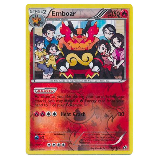 Pokemon - Black & White - Legendary Treasures - (Reverse Holo) Emboar - 27/113