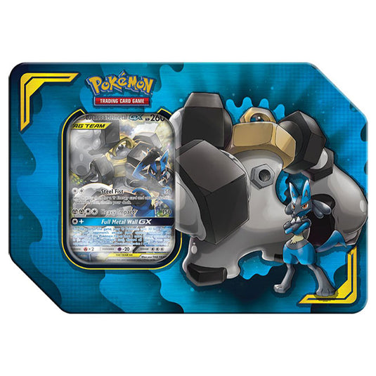 Pokemon - Power Partnership Tins - Mewtwo & Mew-GX, Lucario & Melmetal-GX, Garchomp & Giratina-GX