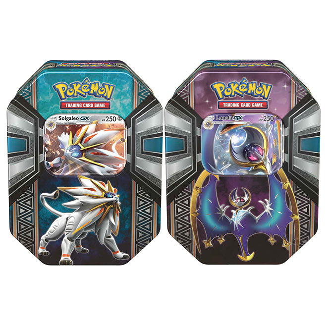 Pokemon - Legends of Alola - Lunala GX & Solgaleo GX Tin Set Pokemon - Legends of Alola - Lunala GX & Solgaleo GX Tin Set