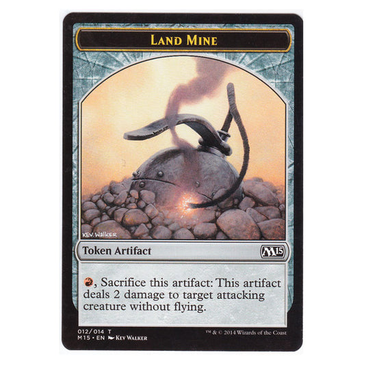 Magic the Gathering - M15 Core Set - Token Creature - Land Mine 12/14