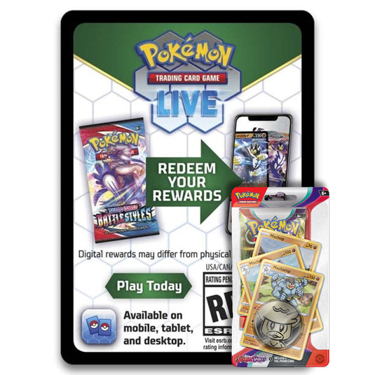 Pokemon - Scarlet & Violet Base Set - Machamp 1-Pack Blister - Online Code Card