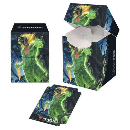 Magic The Gathering - Zendikar Rising - Obuun, Mul Daya Ancestor - Combo PRO 100+ Deck Box And 100ct Sleeves