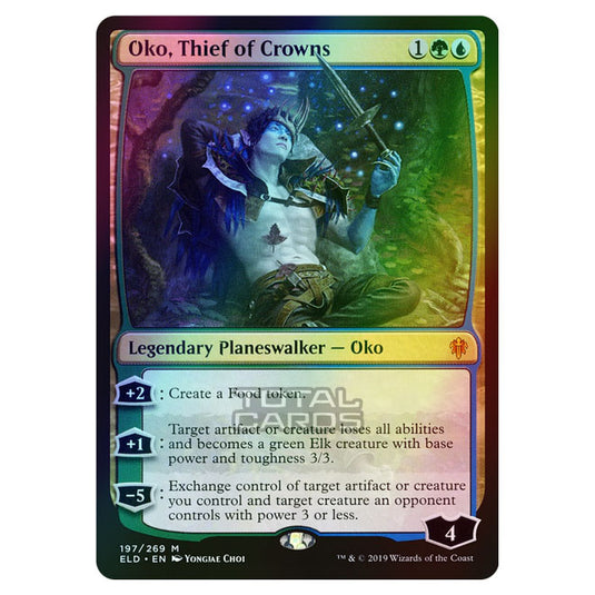 Magic The Gathering - Throne of Eldraine - Oko, Thief of Crowns - 197/269 (Foil)