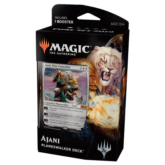The Magic The Gathering - Core Set 2019 - Planeswalker Deck - Ajani
