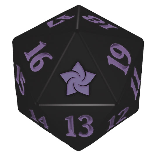 Magic the Gathering Foundations Prerelease Kit black die
