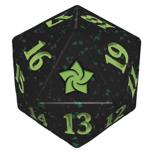 Magic the Gathering Foundations Prerelease Kit green die