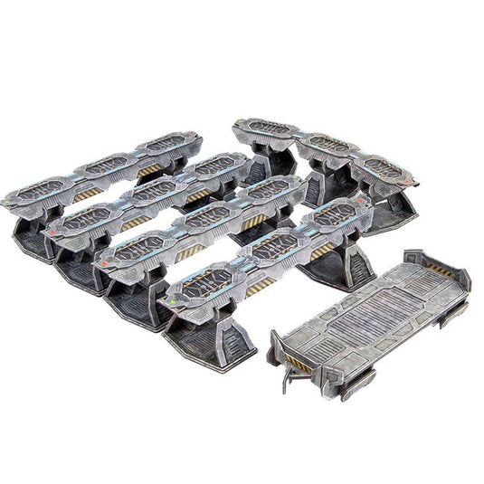 TinkerTurf - Sci-Fi - MagLev Rail & Car - Neutral Theme