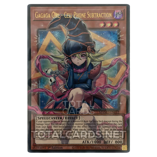 Yu-Gi-Oh! - Magnificent Monsters - Gagaga Girl - Cell Phone Subtraction (extended art) (Overframe Ultra Rare) MAMO-EN012-OVR
