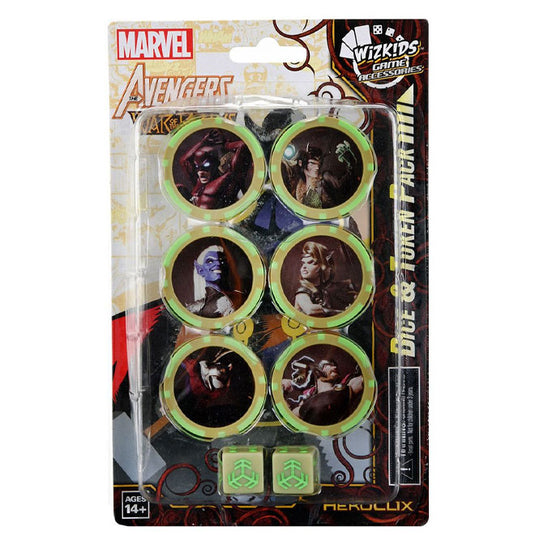 Marvel HeroClix - Avengers War of the Realms  - Dice and Token Pack