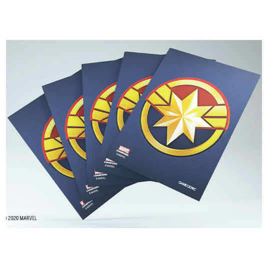 Gamegenic - Marvel Champions Art Sleeves - Captain Marvel (50+1 Sleeves)