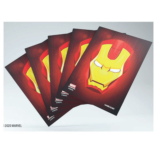 Gamegenic - Marvel Champions Art Sleeves - Iron Man (50+1 Sleeves)