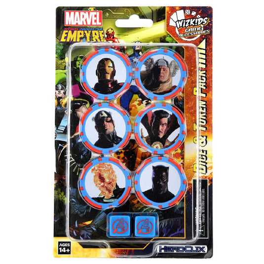 Marvel HeroClix - Avengers Fantastic Four Empyre - Dice and Token Pack