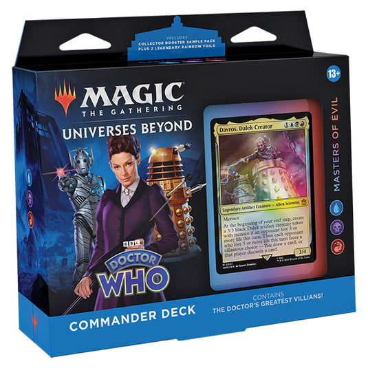 Magic the Gathering - Universes Beyond - Doctor Who - Commander Deck - Masters of Evil
