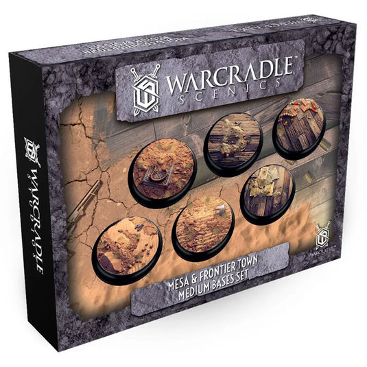 Warcradle - Mesa & Frontier Town Medium Bases Set