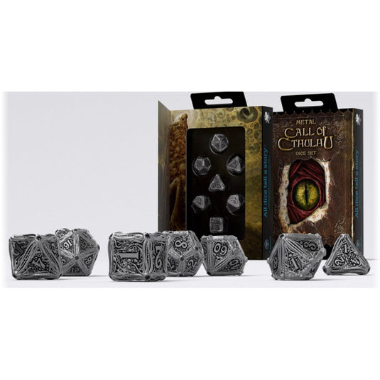 Metal Call of Cthulhu Dice Set (7)
