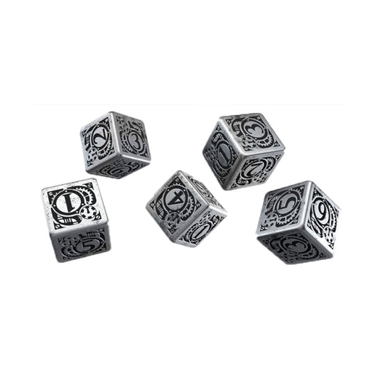 Metal Steampunk 5D6 Dice