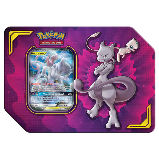 Pokemon - Power Partnership Tins - Mewtwo & Mew-GX, Lucario & Melmetal-GX, Garchomp & Giratina-GX