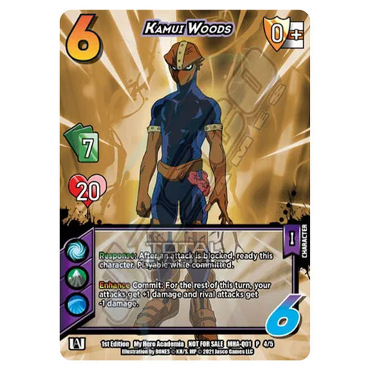My Hero Academia - Wave 1 - Kamui Woods MHA-Q01 4/5