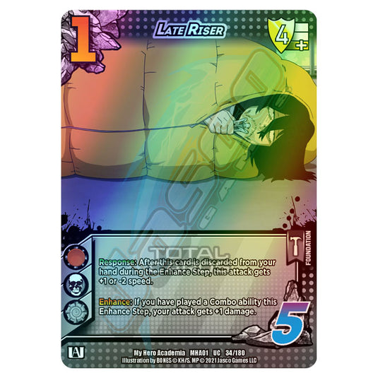 My Hero Academia - Wave 1 - Late Riser (Extra Rare) 34/180 (Foil)